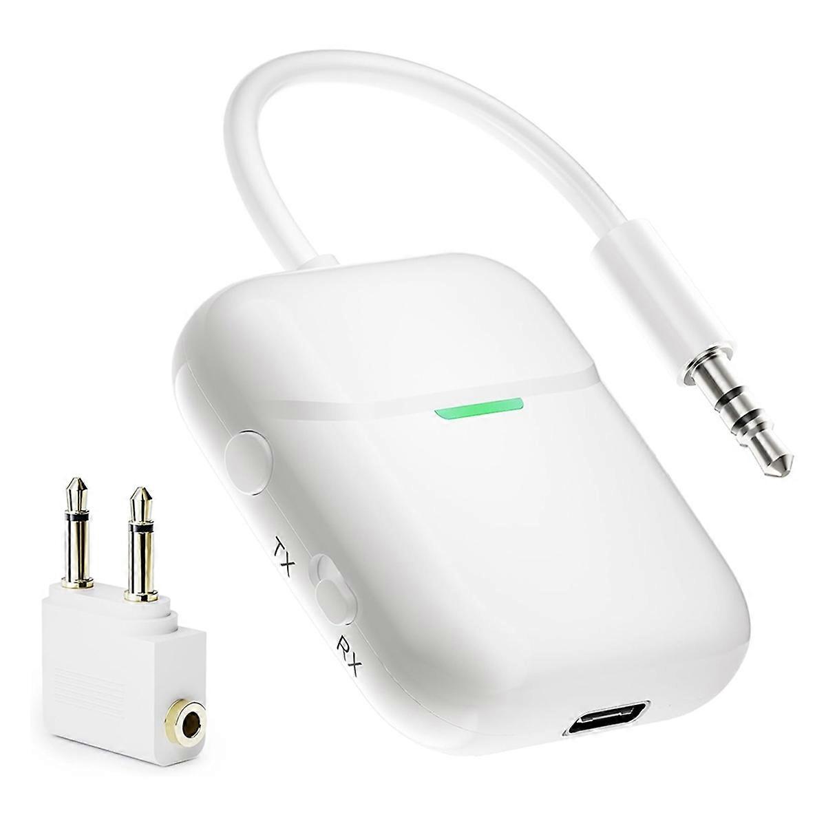 Bluetooth Wireless Audio Transmitter Receiver, Bluetooth Adapter for All 3.5mm Jacks