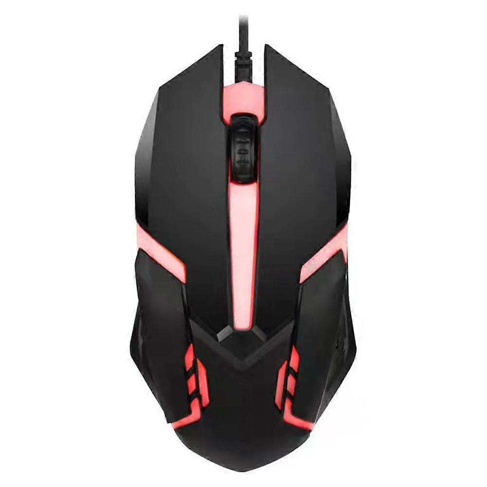 Wired Gaming Mouse with Ergonomic Design, 7 Color Breathing Lights, Durable for Long-lasting Use