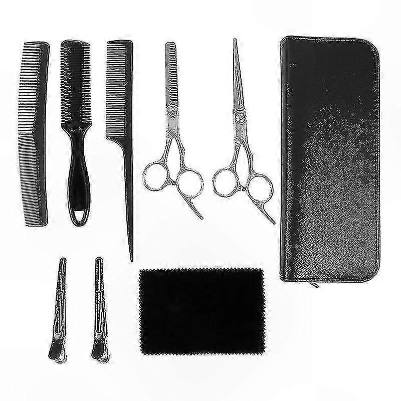 Ensemble de 9 ciseaux avec différentes tailles et styles