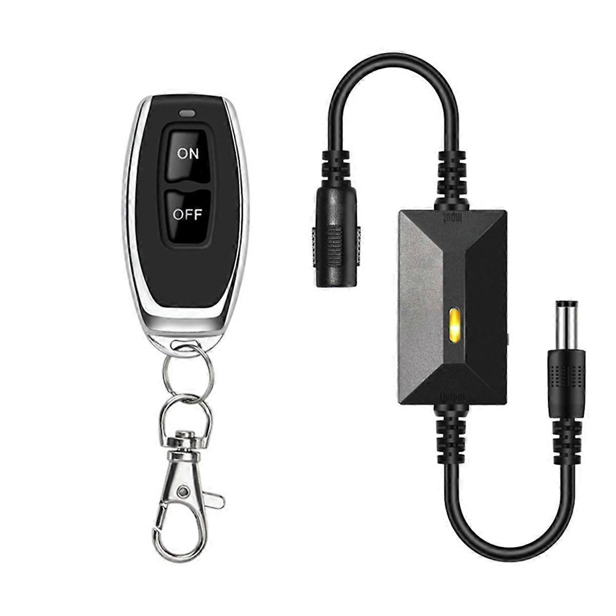 DC Power Switch 433MHz Receiver 3.6V-24V Input 50m Range Compact Design Ideal for Remote Control Fa