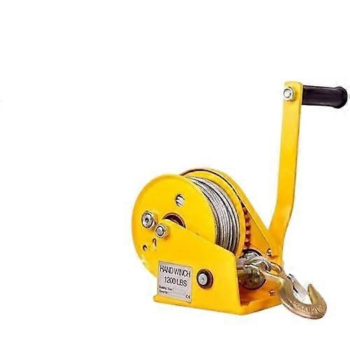 Lifting Tools For Air Conditioning Installation - Portable Bracket With Hand-Cranked Crane 1200 Lb Winch 10m Capacity