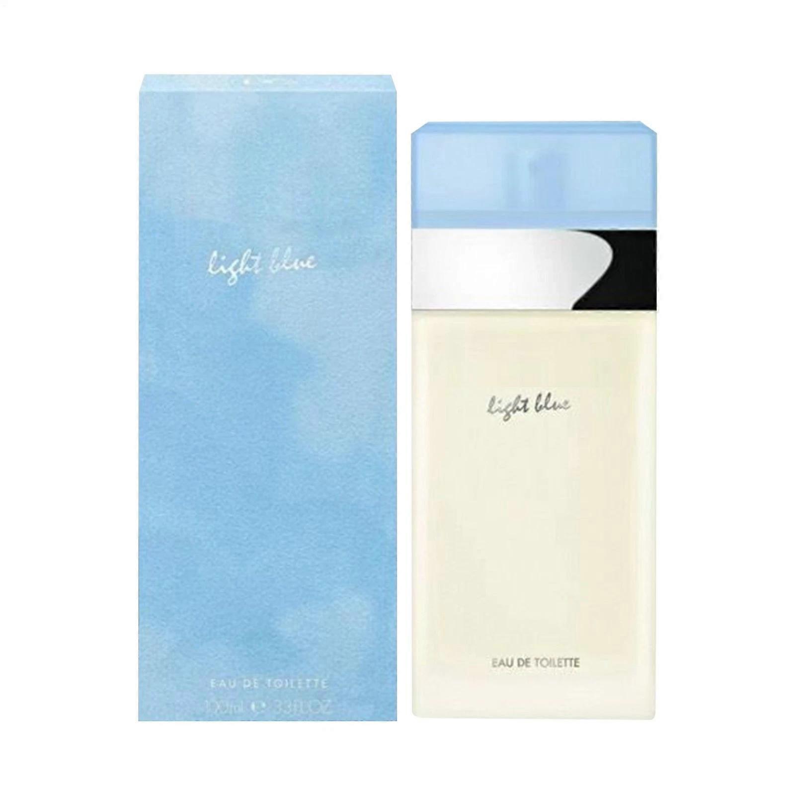 D&Gライトブルー3.3液量オンスオードトワレ女性用密封本物