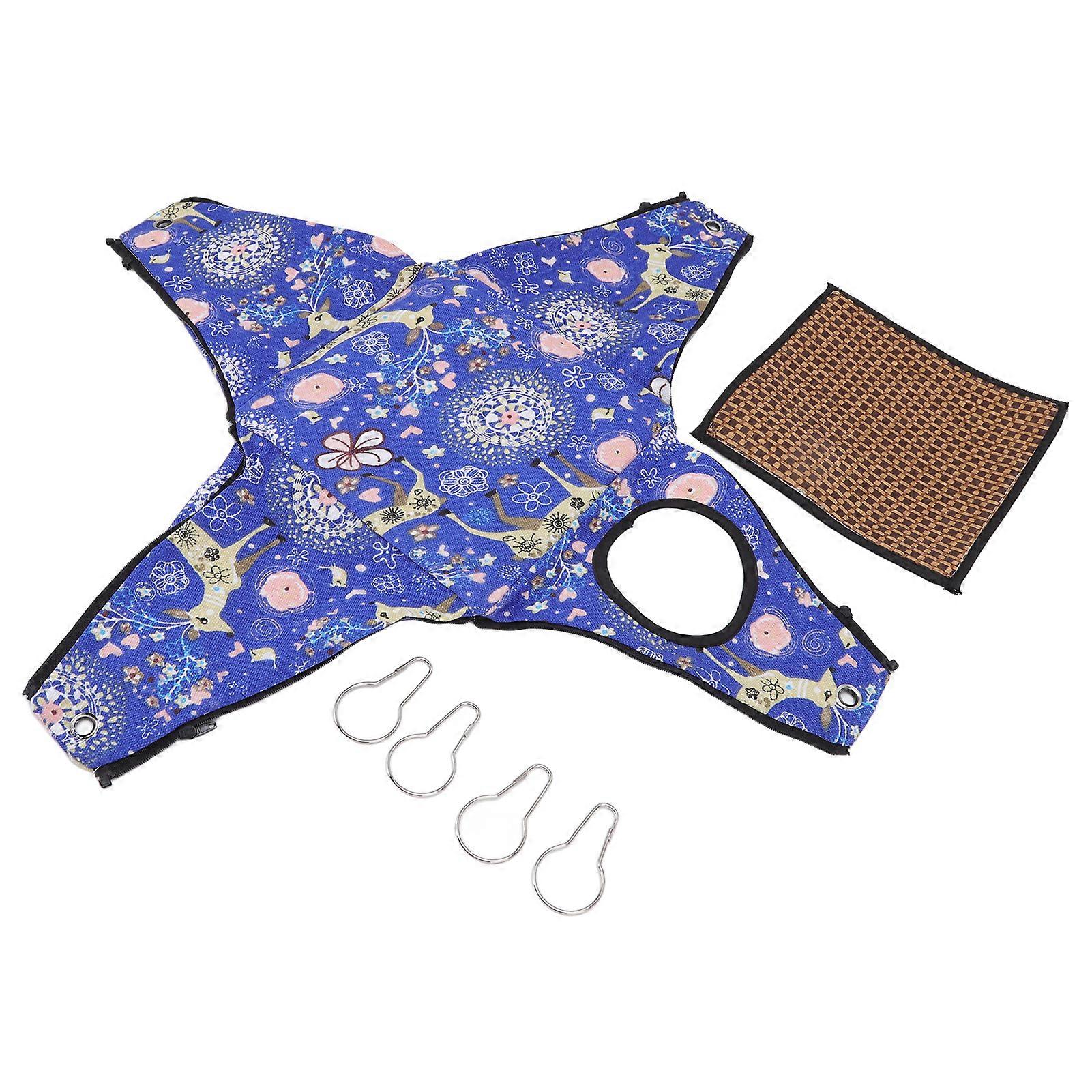 Small Pet Hanging Hammock 20x20x22cm Elk Pattern Cage Bed