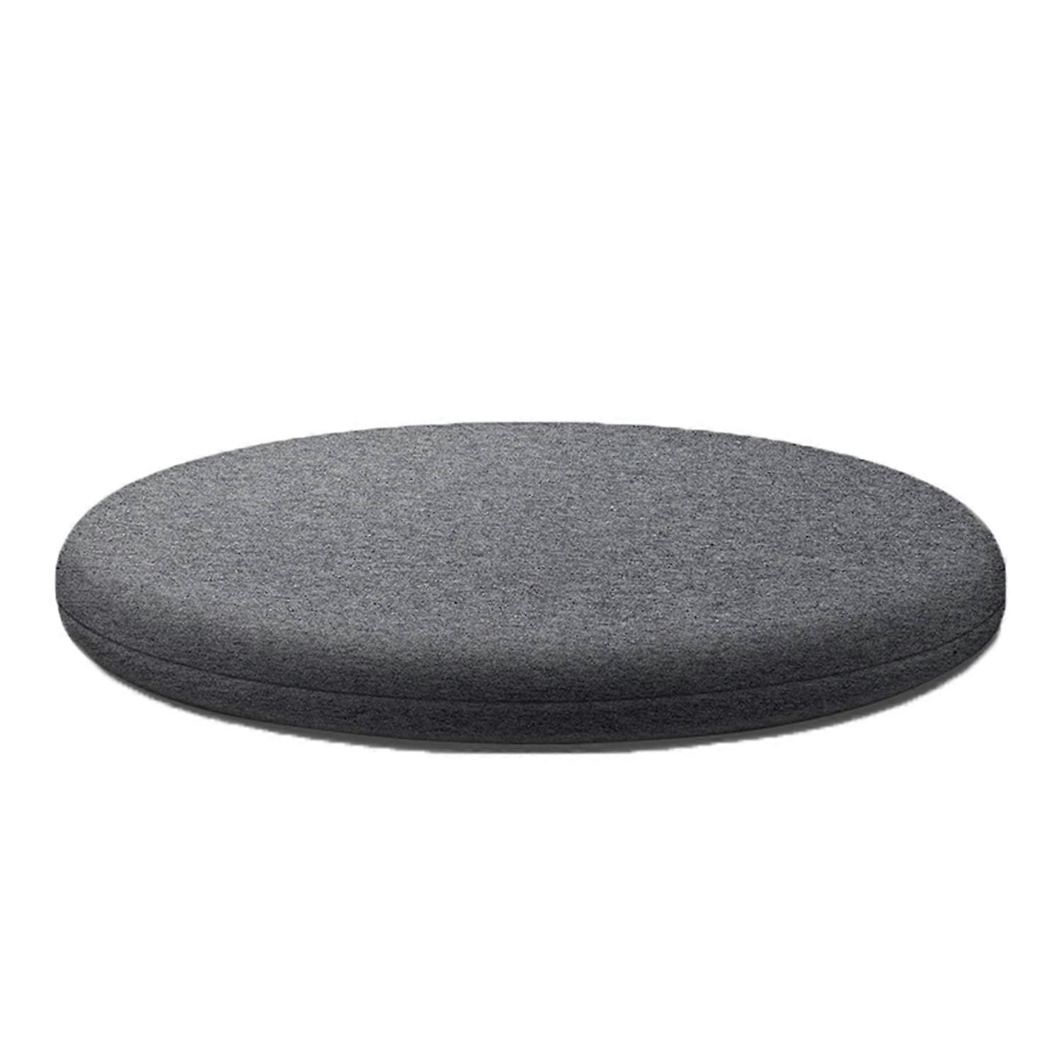 Detachable Cushion, Round Memory Foam Chair Pad, Non-Slip Breathable Seat Cushion, Hidden Zipper, 20-Inch Dark Gray