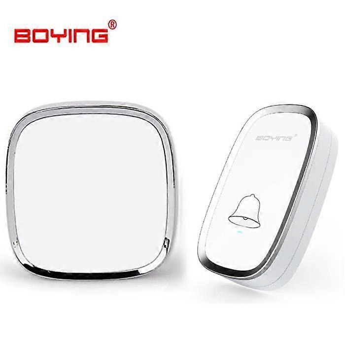 Doorbell - Waterproof Wireless Chime Kit - 36 Rings - White