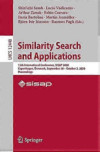 Similarity Search And Applications Paperback