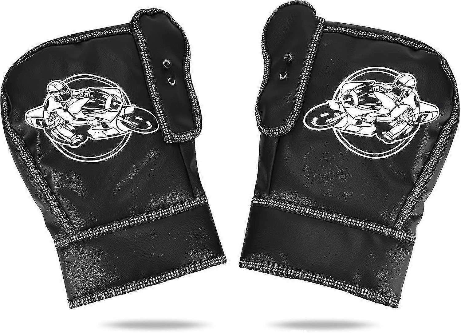 Motorcycle Handlebar Gloves with Muffs - Pair of Scooter Gloves for Handlebar - Ideal Gift