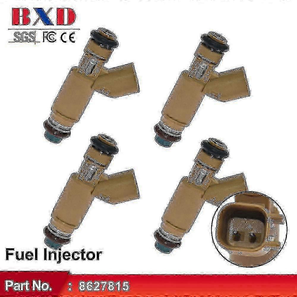 2025 Set of 4 Fuel Injectors 8627815 for Volvo S40 V50 C30 2.4L Engine