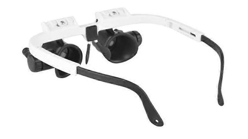 Head-mounted Magnifying Glass With Dual LED Lights Retractable Small Mechanical Magnifying Glass