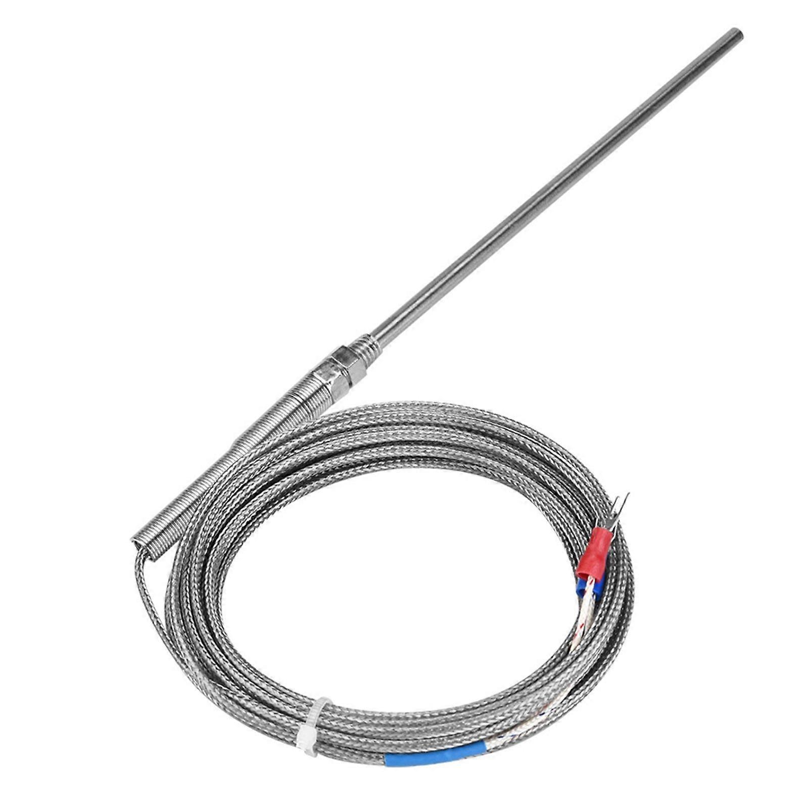M8 Thread Type K Thermocouple 150mm Probe Temperature Sensor Wire 0-400 (5 m)