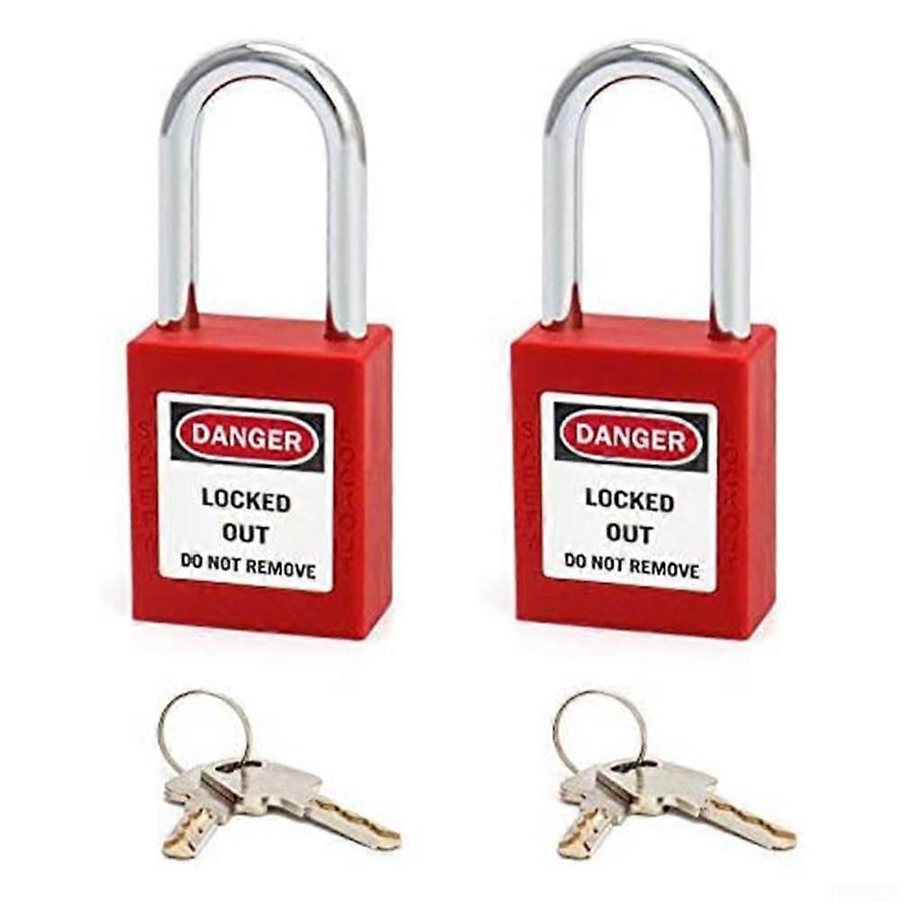 Safety Lockout Padlock with 3 Digit Code, Nylon Dustproof Design, Reinforced Iron Plates, and Multi-Functional Hook