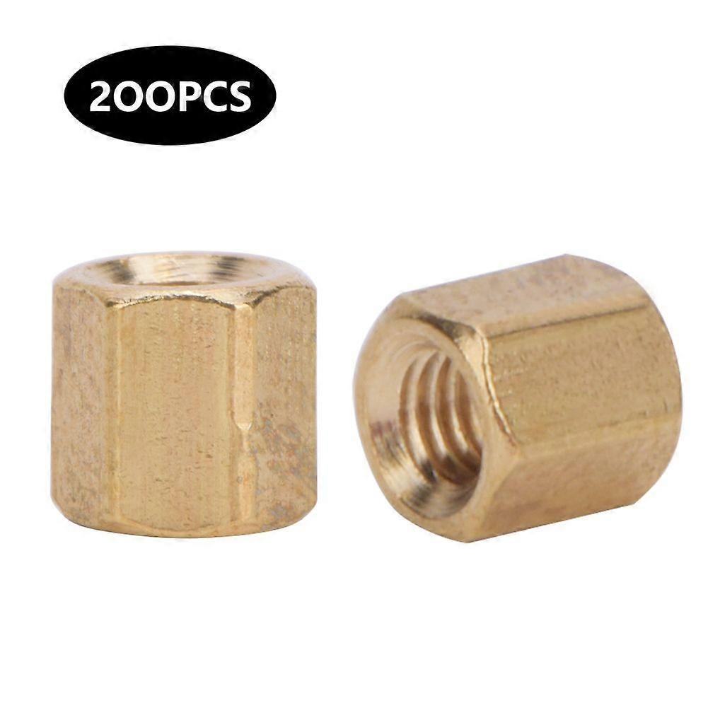 Motherboard Brass StandoffCoupling Hex Nuts Accessories M3 2-Ways M3x5/6/8/10/12/15/20-50200Pcs M3x5