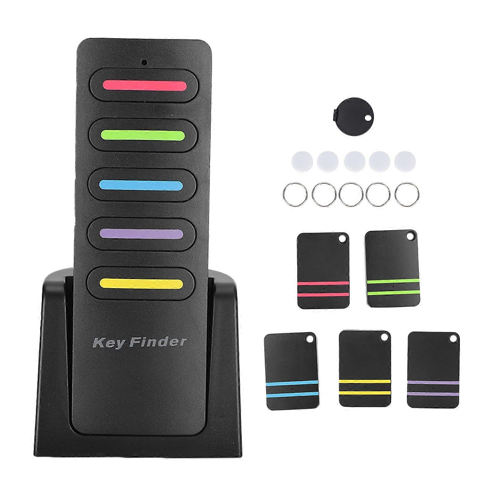 5 In 1 Wireless Key Finder Remote Locator Lost Receiver Alarm Finder for Wallet Key