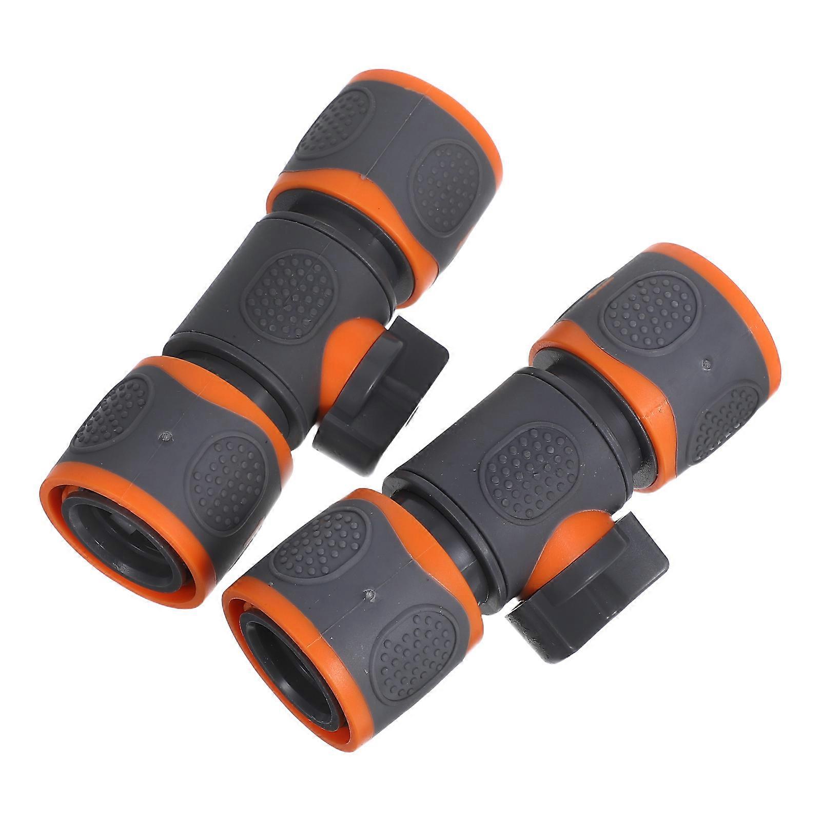 Hose Pipe Connectors And Fittings Water Hose Connectors For Kitchen Laundry Bathroom Outdoor Cleaning 10.30X3.50X3.50CM Smooth Water Flow 2Pcs