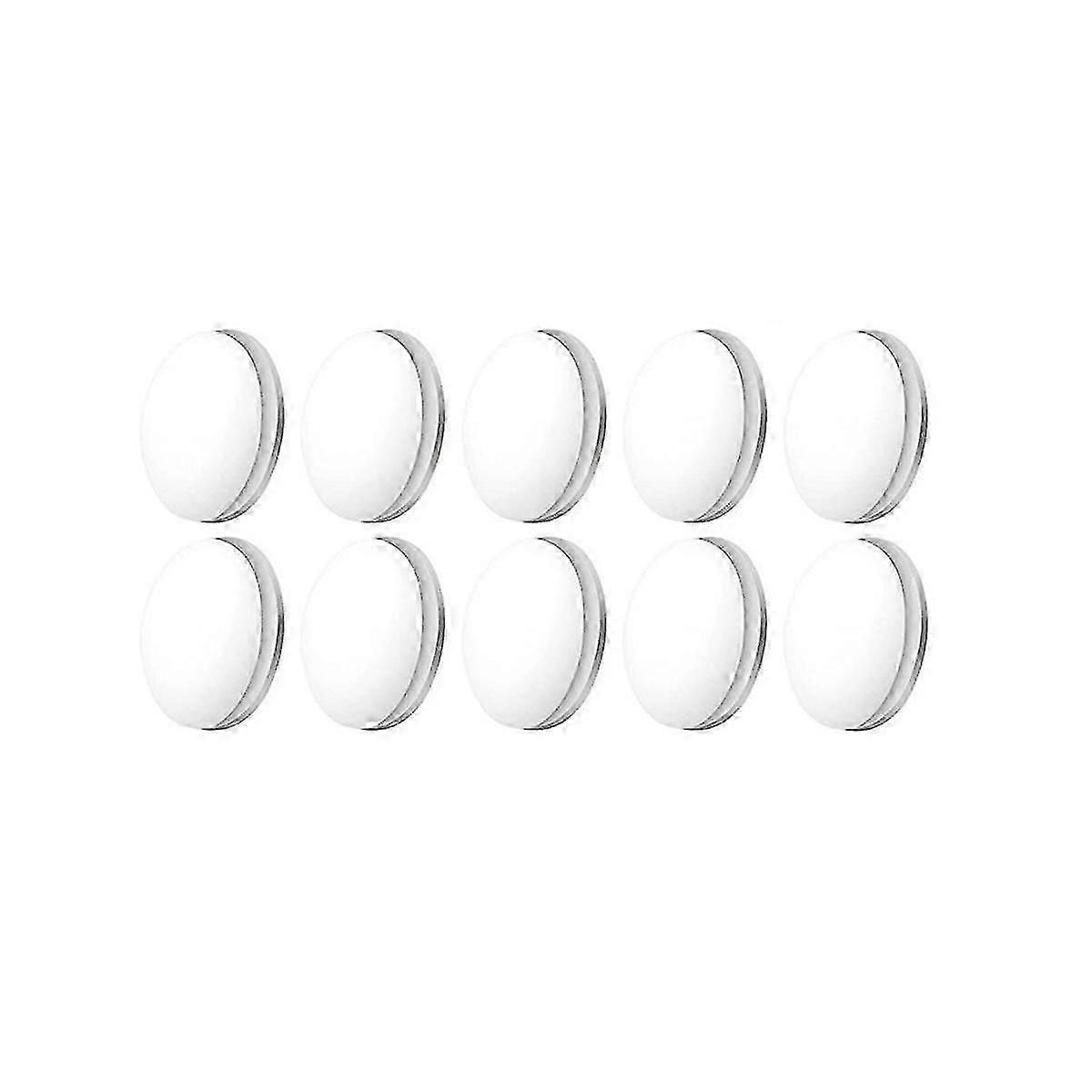 10pcs Magnetic Curtain Weights Drapery Weights Magnet Shower Curtain Weights Bottom For Tablecloth Curtain,white Tw