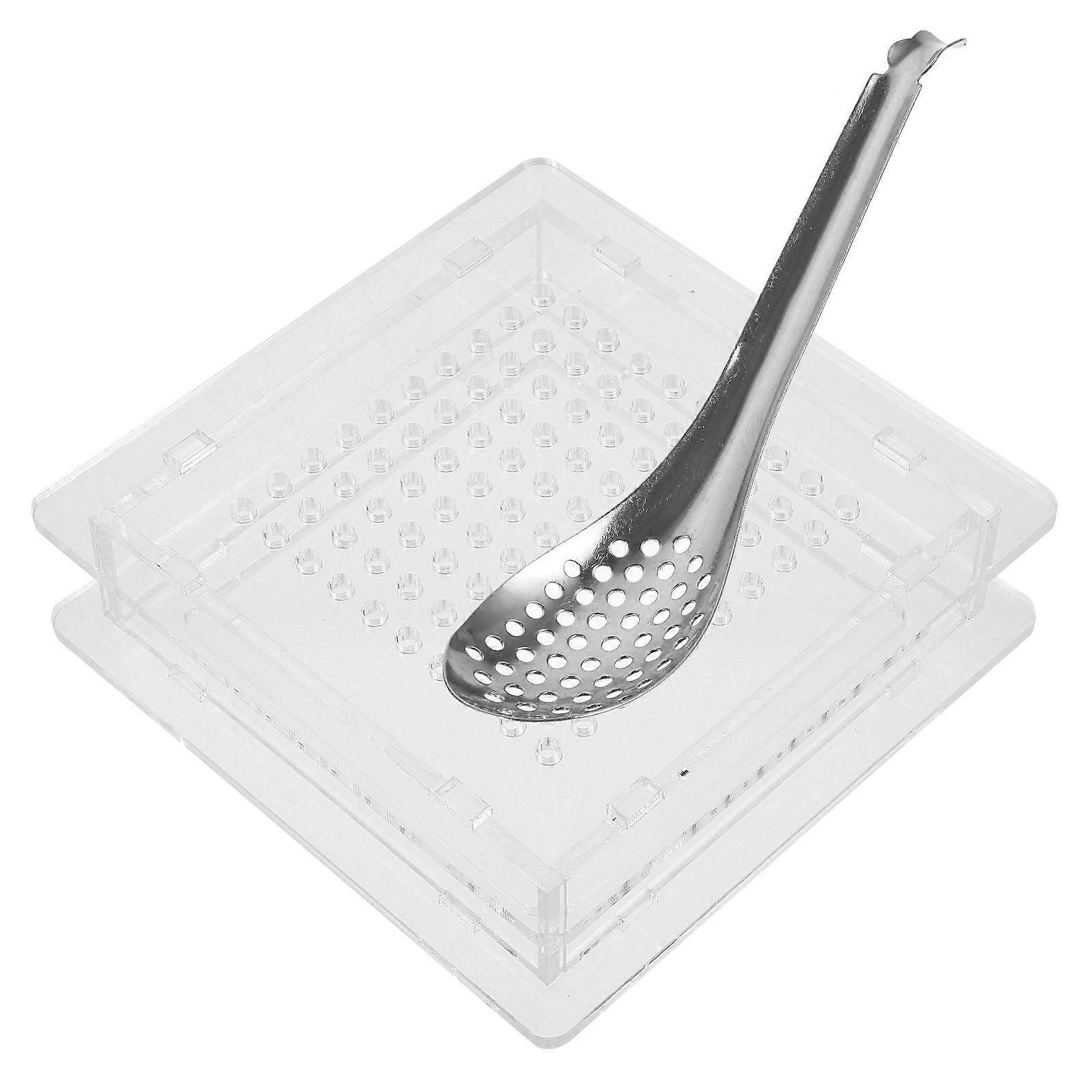 Molecular Cooking Spoon Tools Caviar Dispenser for Gastronomy Enthusiasts Set