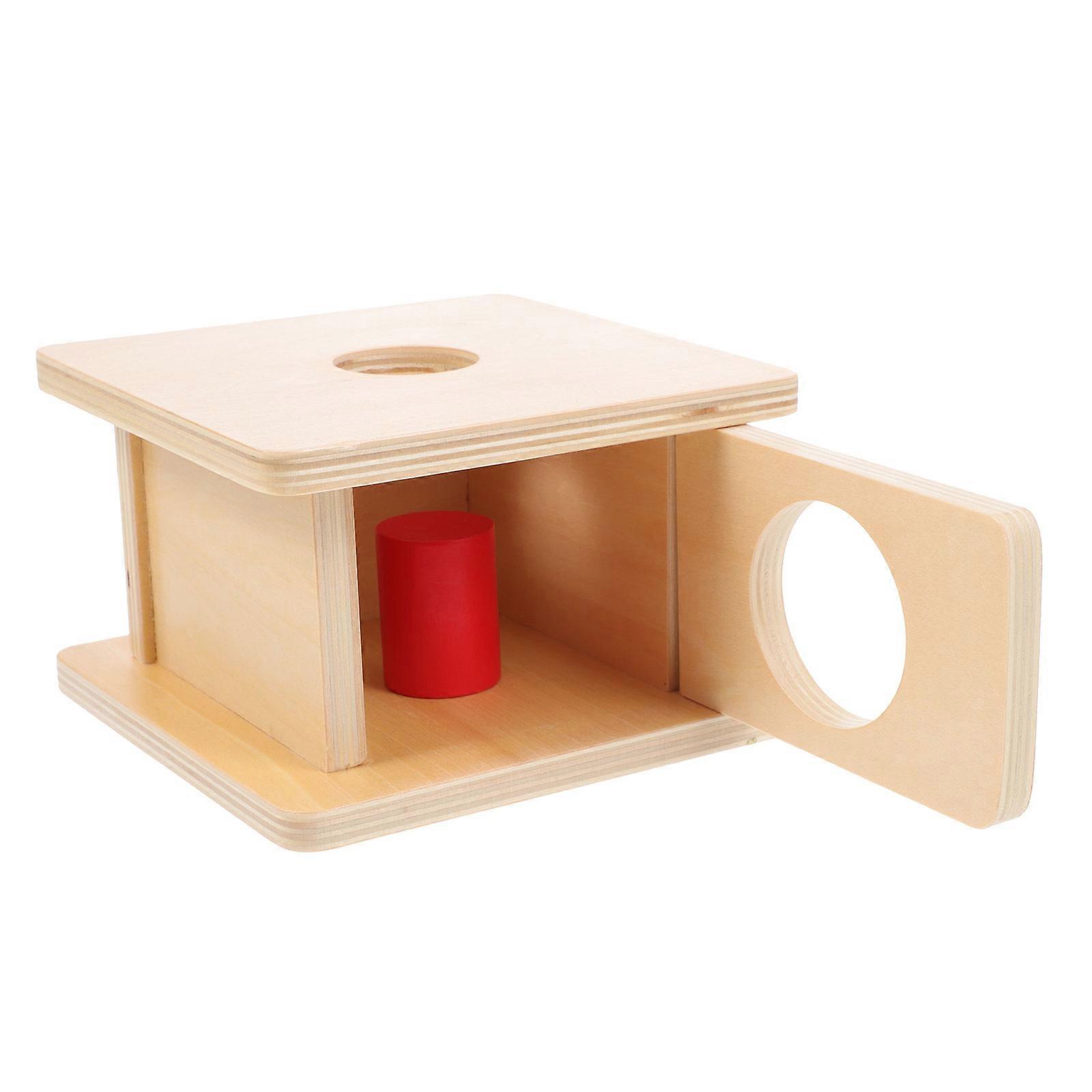 Children Geometry Playthings Hand-Eye Coordination Educational Wooden Toy 1Set