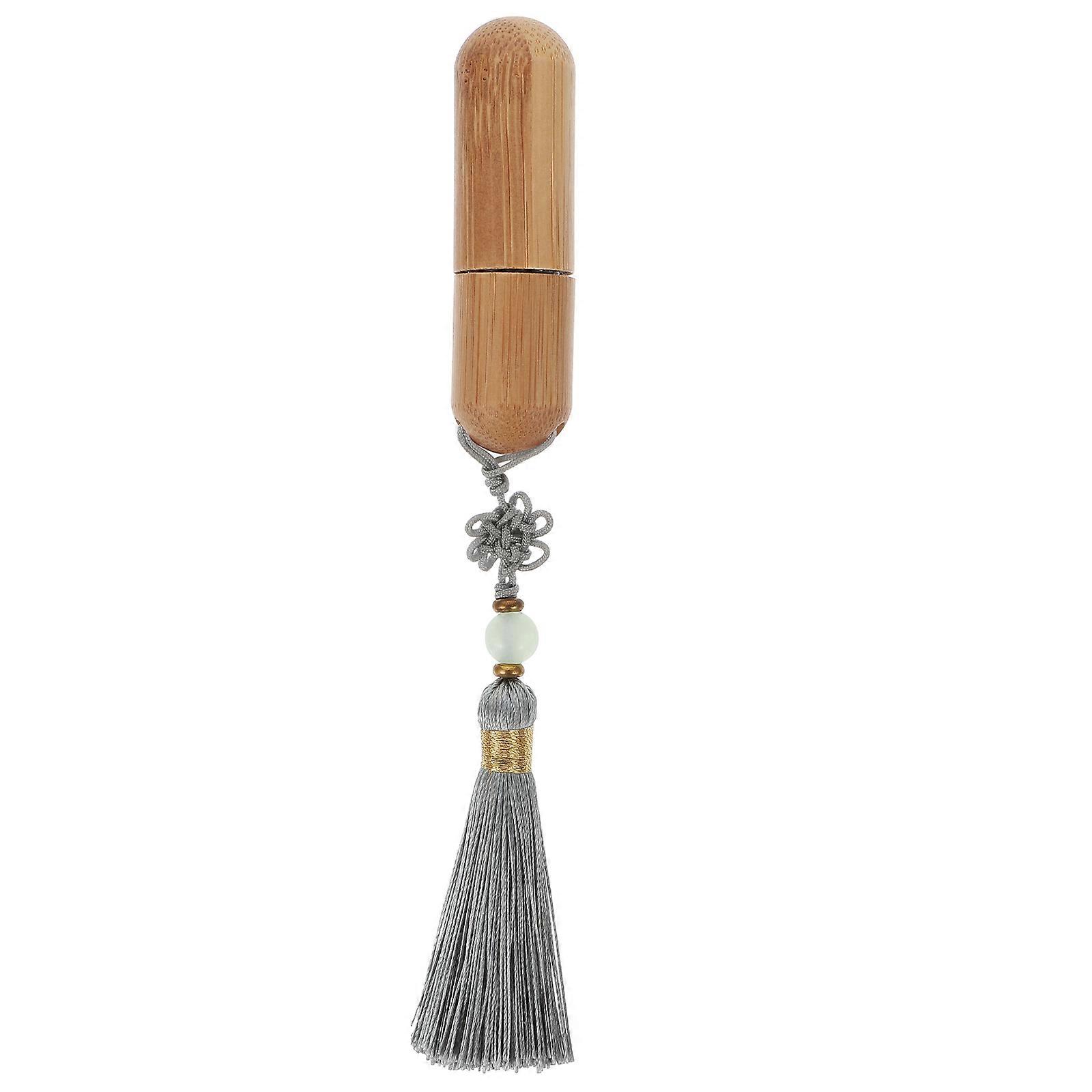 Essential Oil Dispensing Bamboo Roll-on Bottle for Storage 2ml Glass