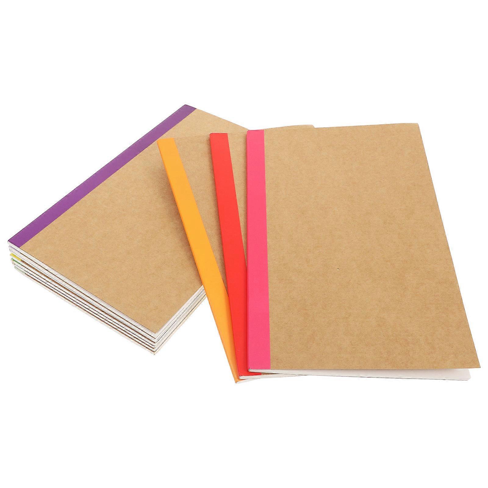 Journaling Notebooks Rectangular Simple A5 Paper Notetaking For Students 10Pcs