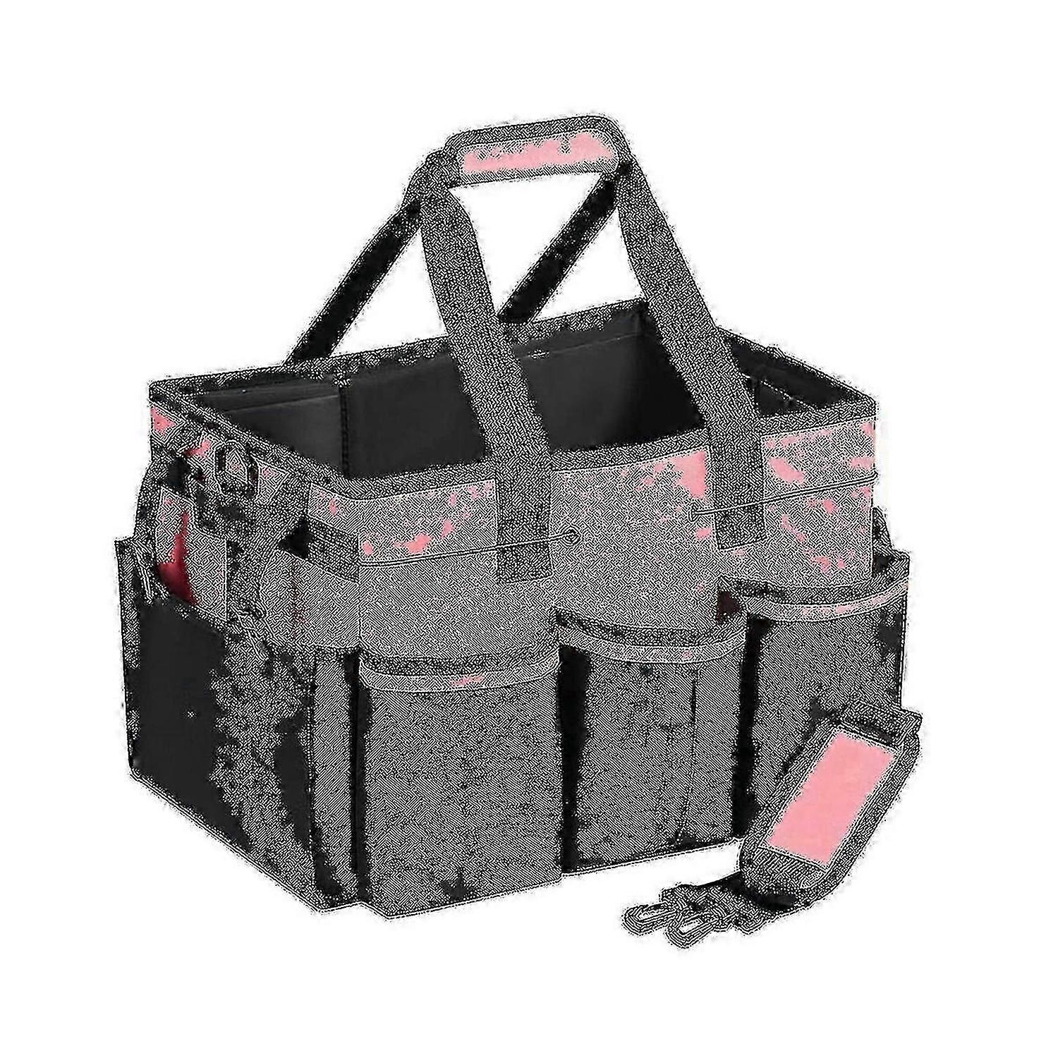 Wearable Cleaning Storage Bag, Cleaning Tool Organizer With Adjustable Strap, Waterproof Bag With 4