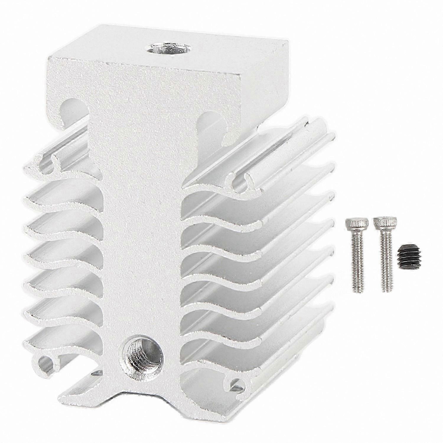Aluminum Heat Sink Block for 3D Printer Hotend Cooling System Replacement Part