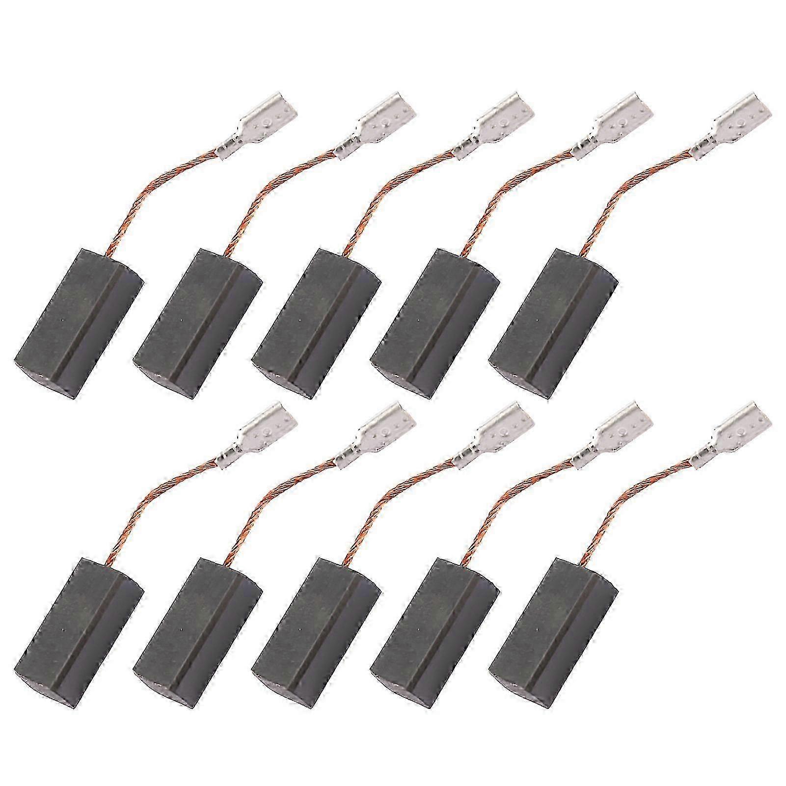 10pcs Carbon Brushes for Angle Grinders Angle Grinder Replace Part Carbon Brushes for Power Tools Accessories Edition 0923