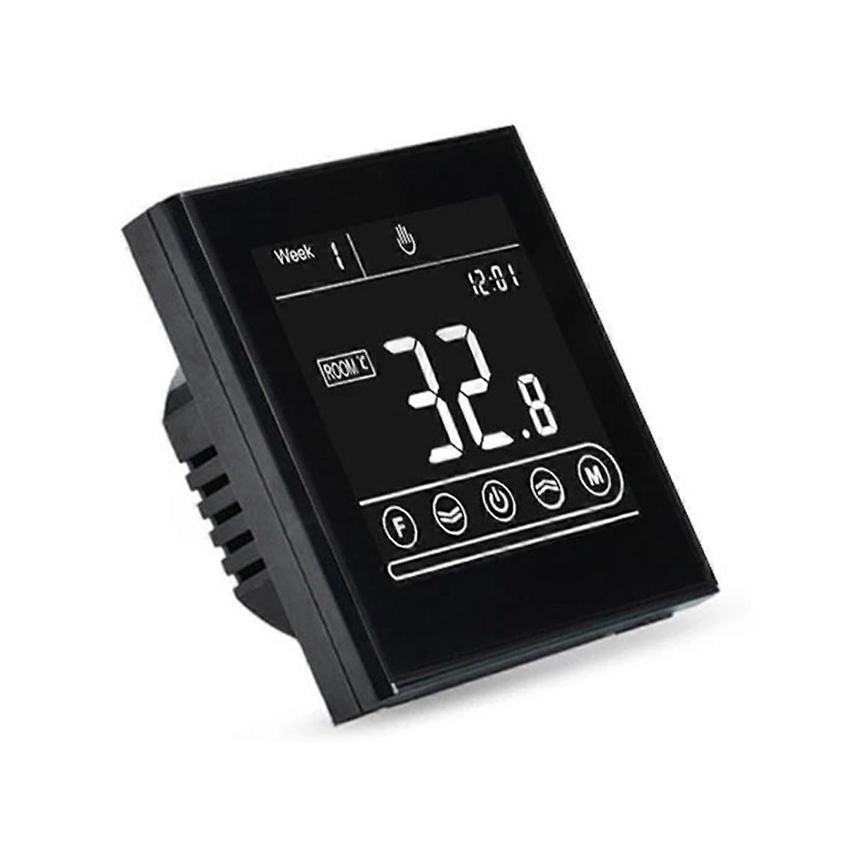 Tuya Smart Intelligent WiFi Thermostat Temperature Controller Black