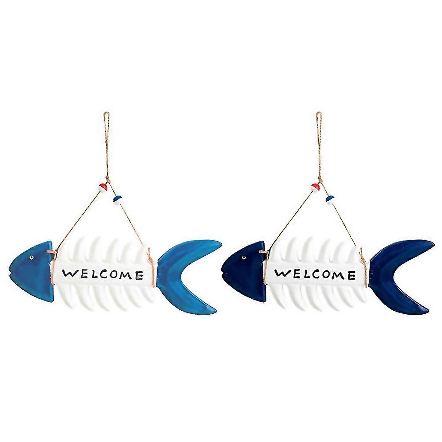 For Fish Bone Welcome Sign Fish Wall Decor Beachthemed Welcome