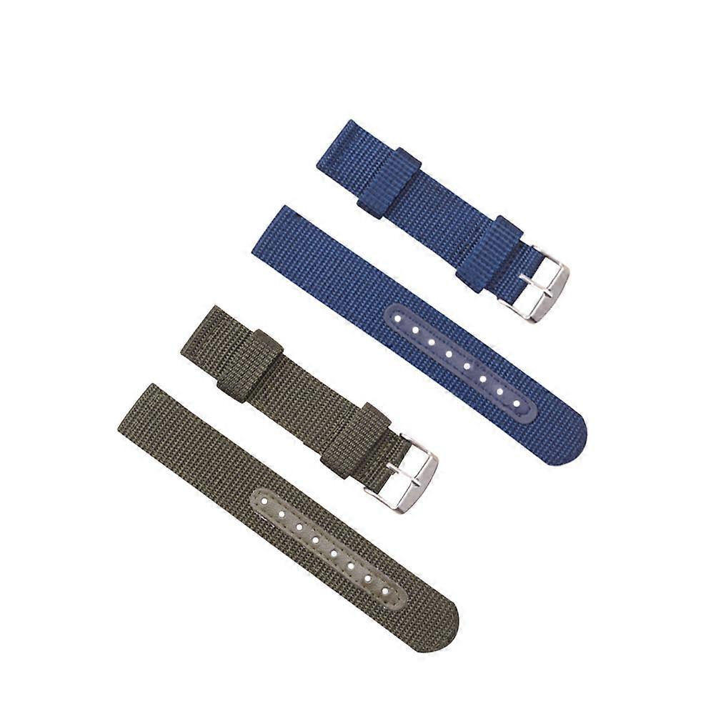 Breathable Nylon Watch Strap for Watch Use Durable Watchband 2Pcs