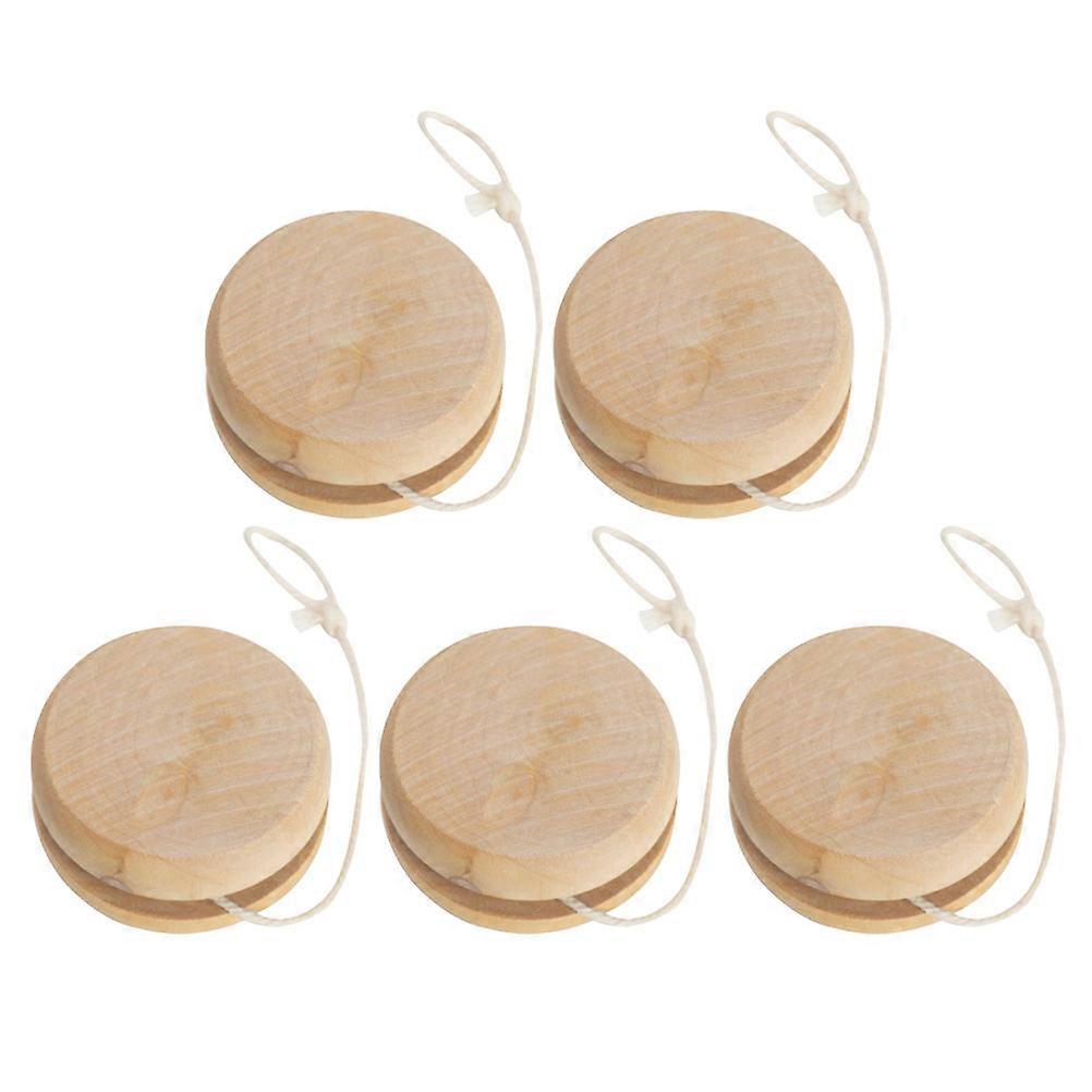 Wooden for Hand Coordination 15Pcs Wood String Ball Toy