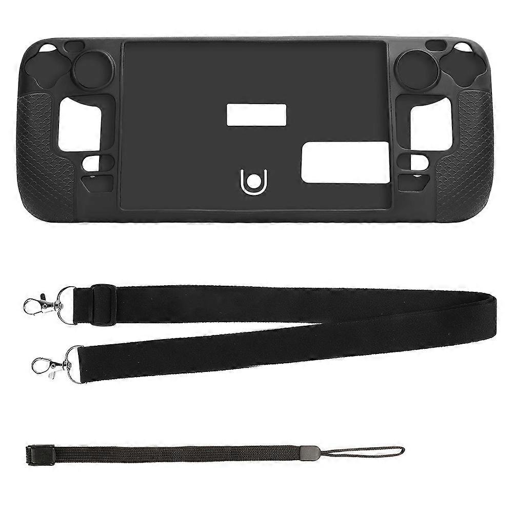 3Pcs Game Console Shell Cover Designed For Gaming Accessories Lanyard Strap Included Anti-Scratch Protection 11.87X4.72X1.18in