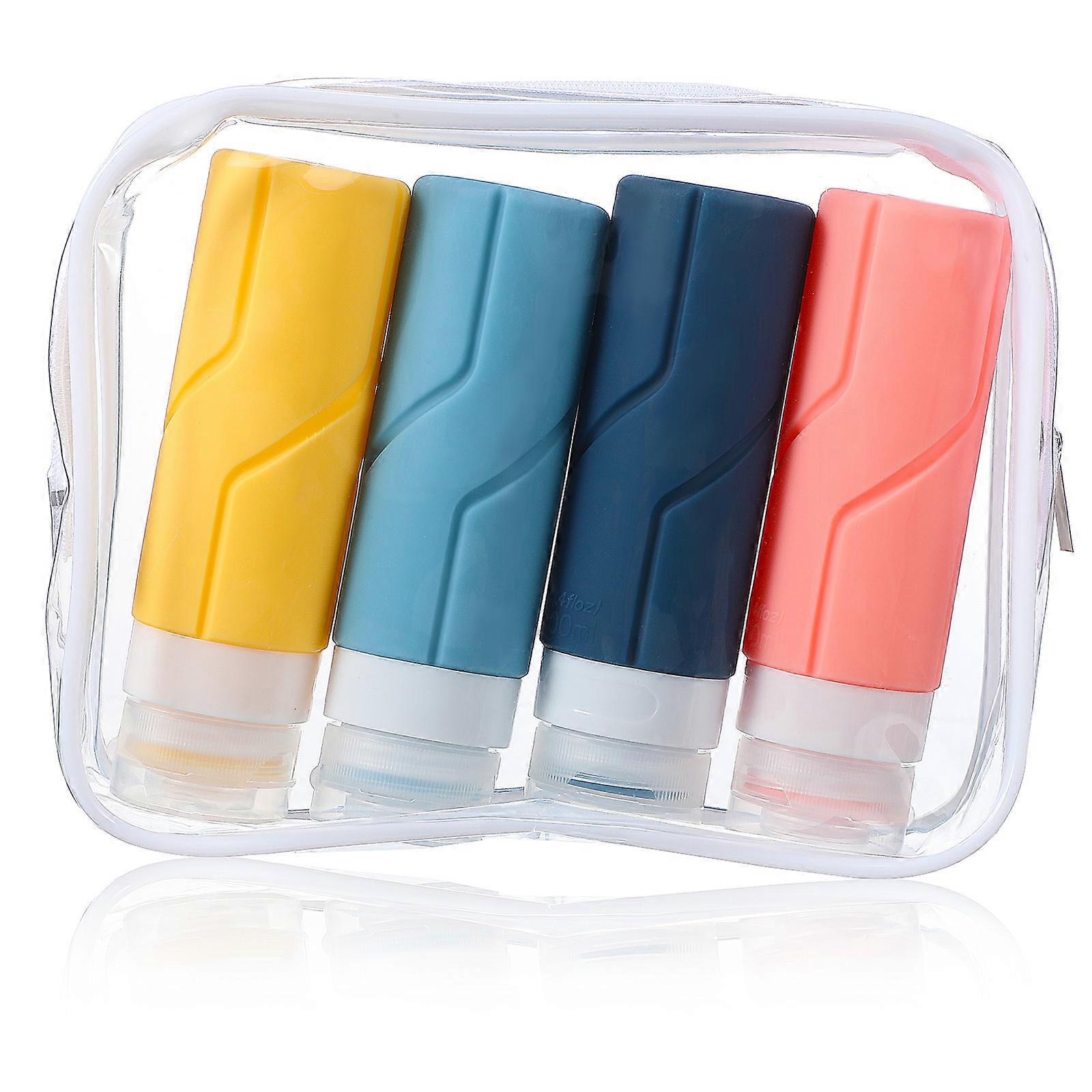 Travel Bottles Silicone Toiletries Container for Storage 12Pcs Assorted Color