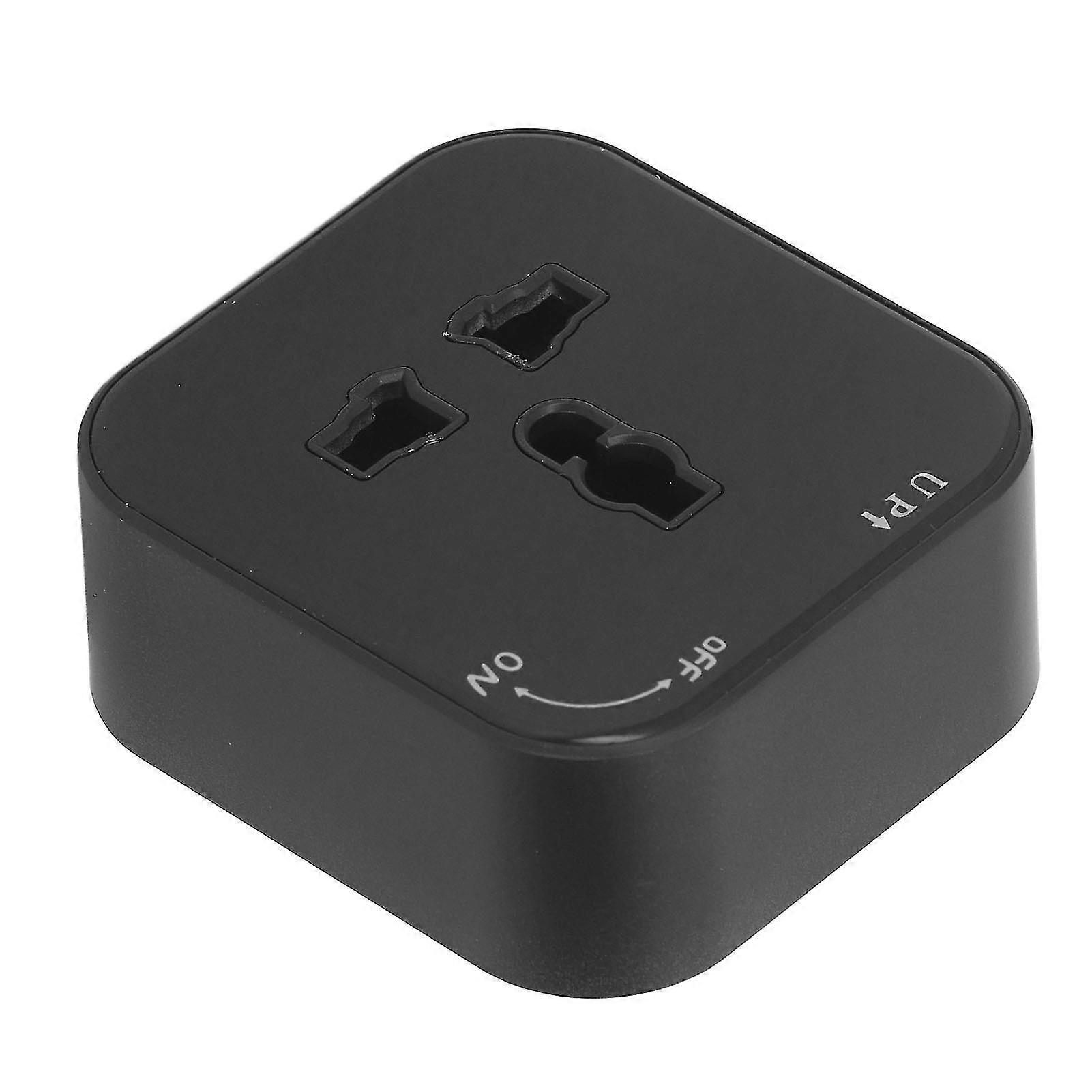 Square Track Adapter Surface Mounted Power Outlet Socket with Indicator Universal Interface 250V 13A 2025