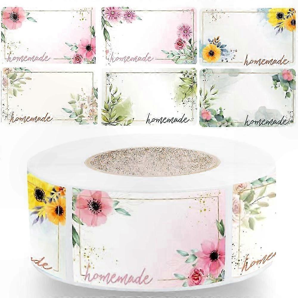 500 Pack Rectangle Stickers for Jars - Self-Adhesive Labels for Jam, Preserves, Spices & Storage Containers