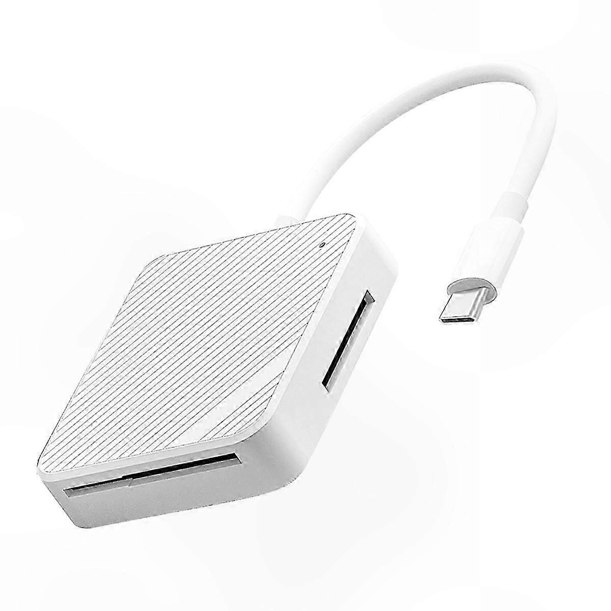 4-in-1 USB C Card Reader Adapter for SD M2 XD SM Memory Cards Android Compatible