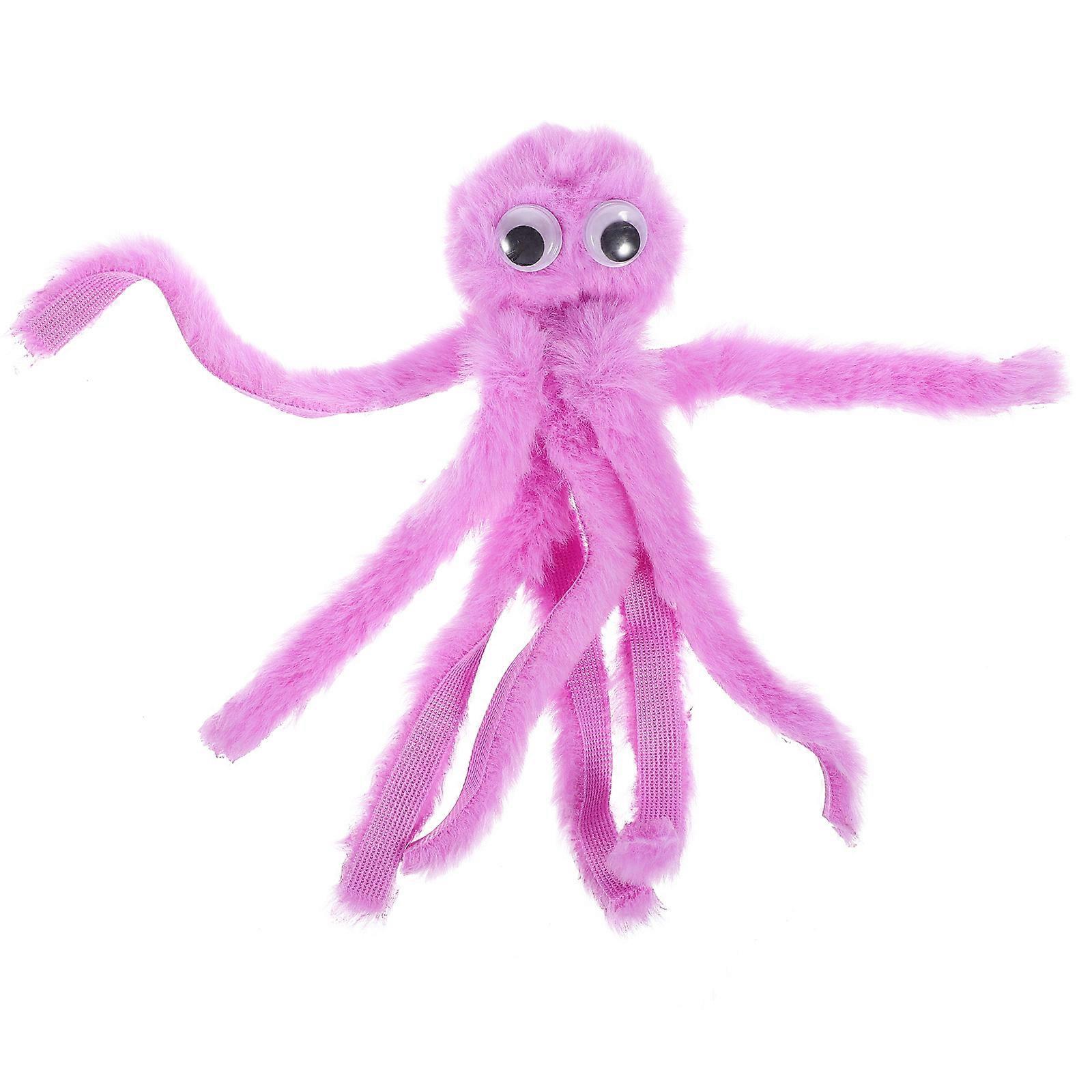 Interactive Plush Cat Toy Filled With Catnip In Octopus Shape For Kittens Ideal For Teething Relief 3Pcs