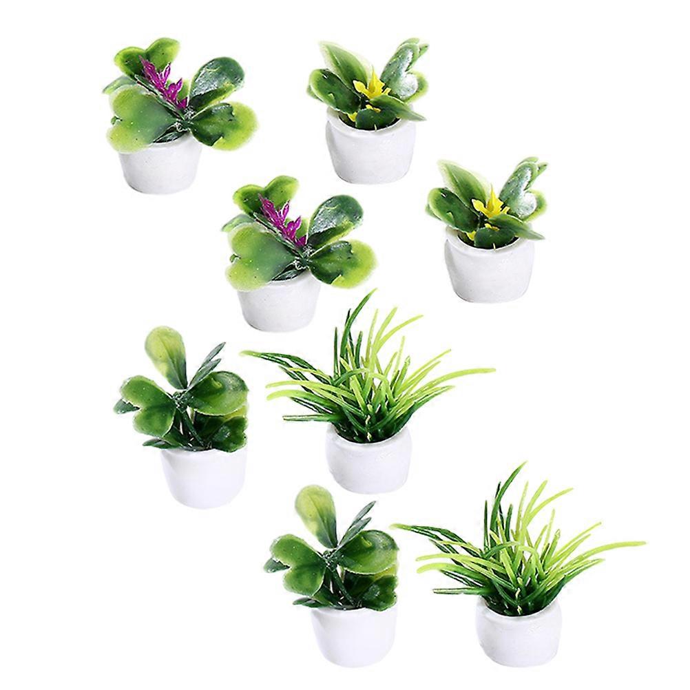 Artificial Bonsai Plant Model For Indoor Decoration And Office Setting Featuring 24Pcs Compact Design With