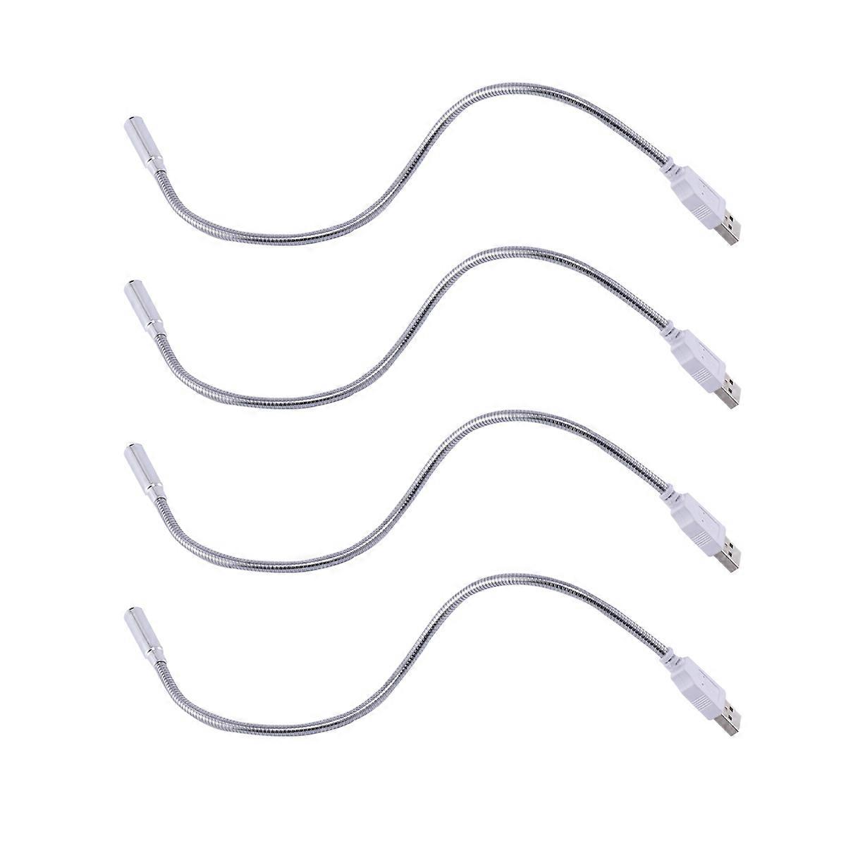 USB Reading Lamp Portable Flexible Gooseneck Light 12 Pieces