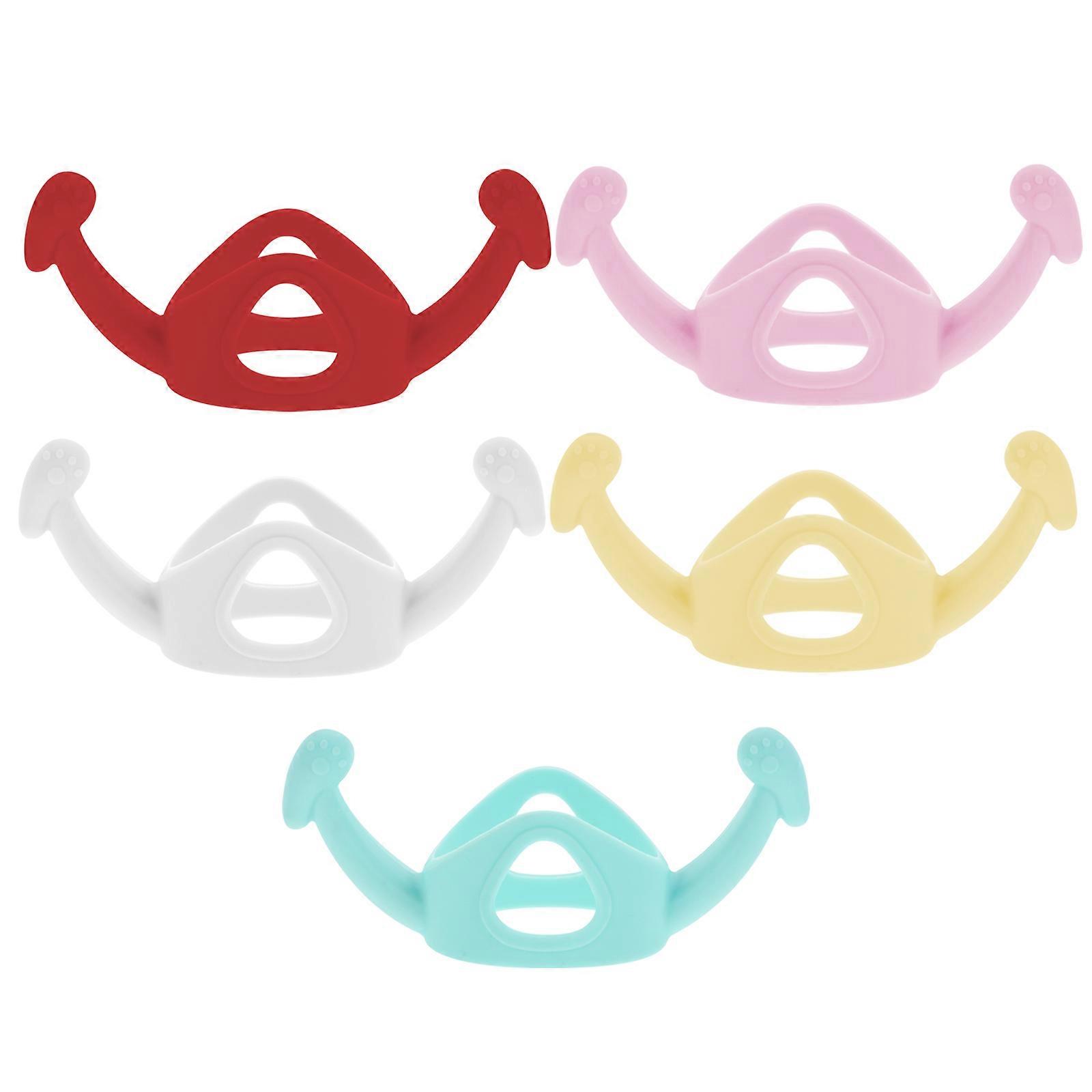 Nursing Bottle Handle Silicone for Comfort 5Pcs Mixed Handles