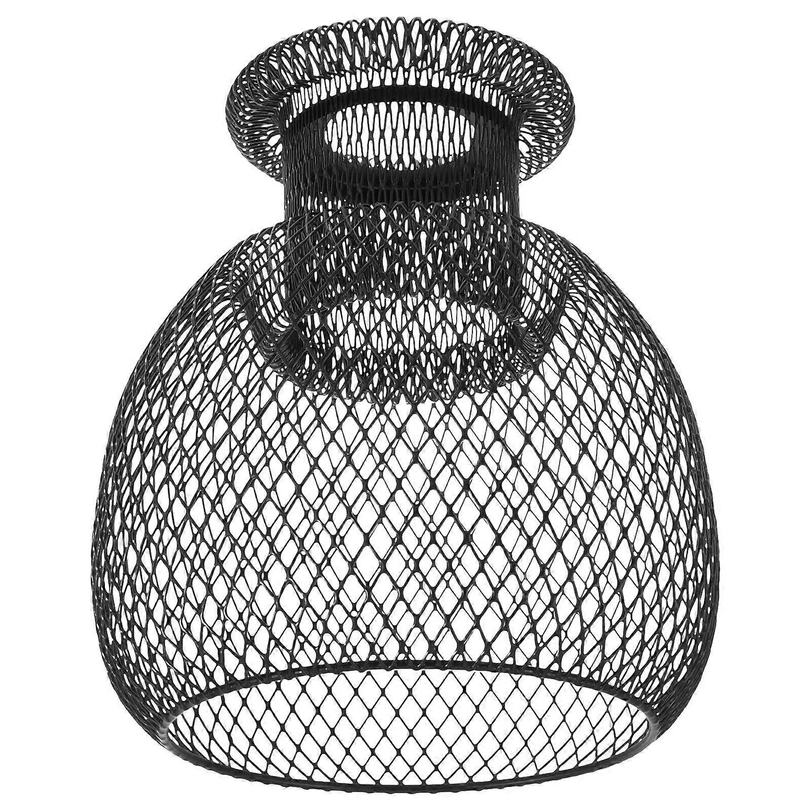 Black Iron Pendant Light Shade for 3Pcs Decorative Covers