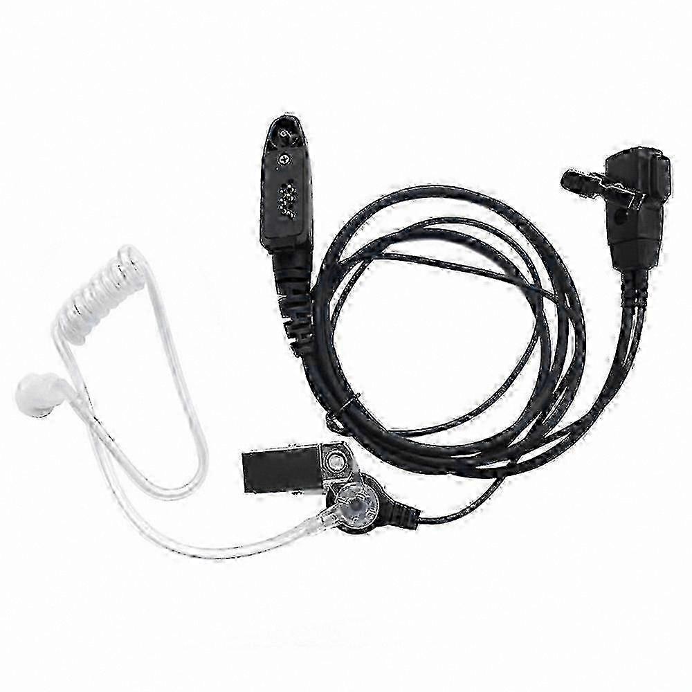 Two-Way Radio Air Tube Earpiece with Microphone, Clear Sound Quality for Professional Use