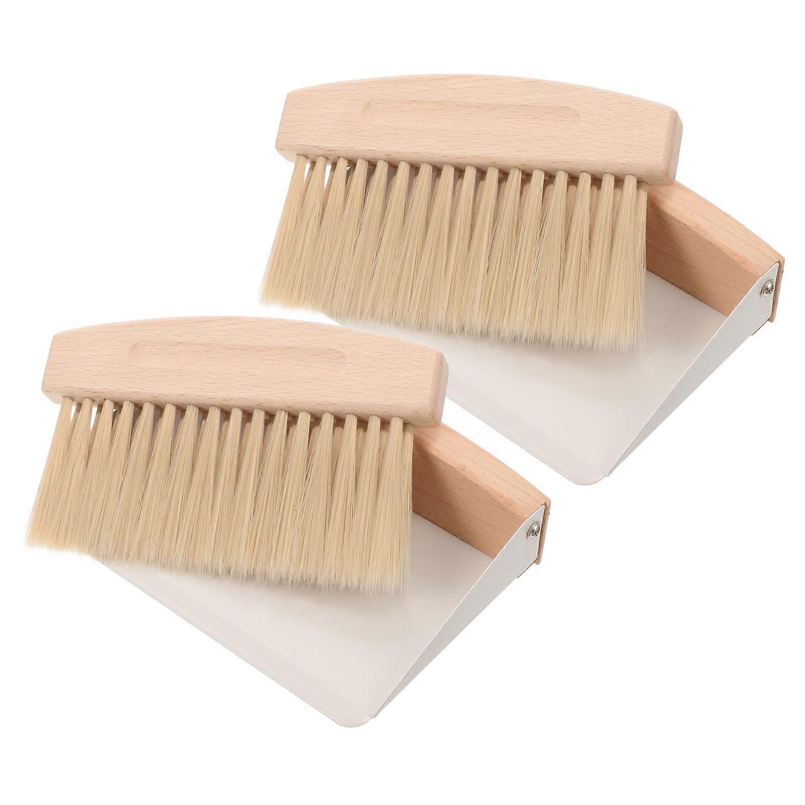 Mini Broom and Dustpan Set for Cleaning with 4Sets Desktop Sweeping Brush
