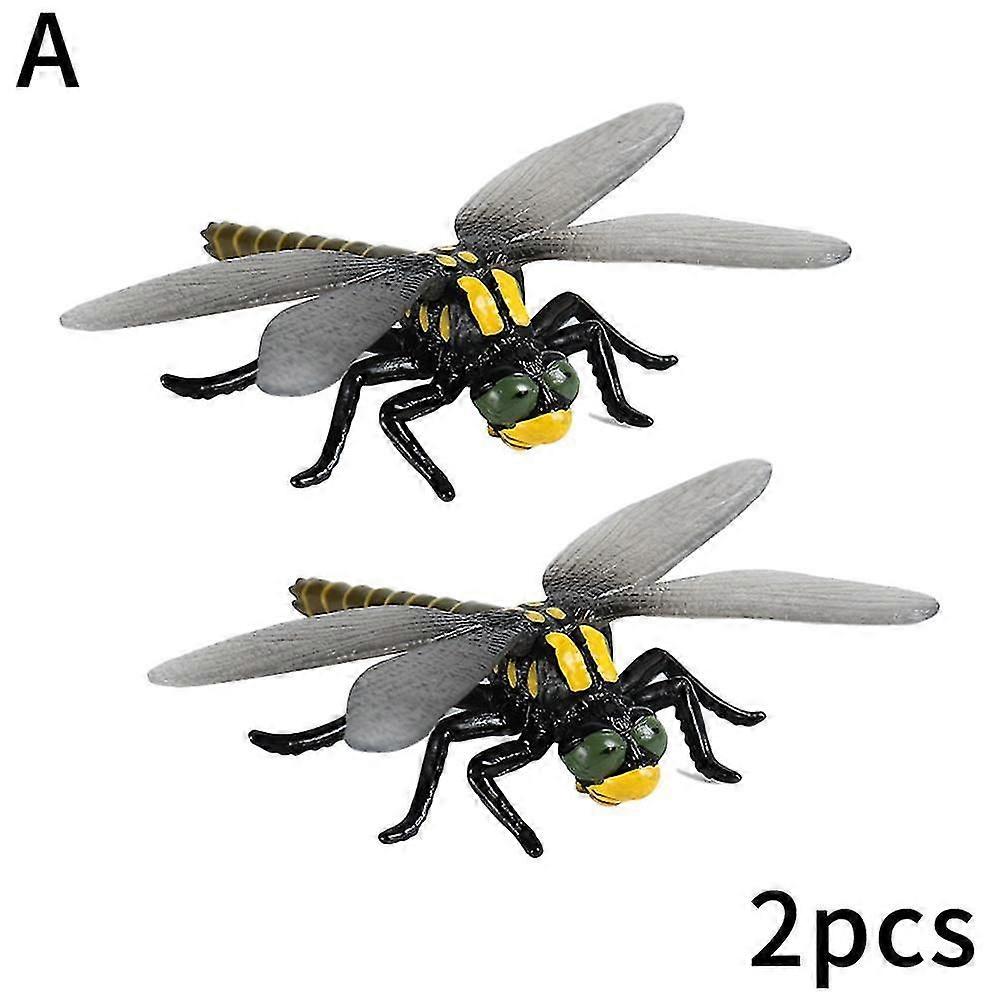 Solid Dragonfly Plastic Toy Micro Landscape Decorative Ornaments