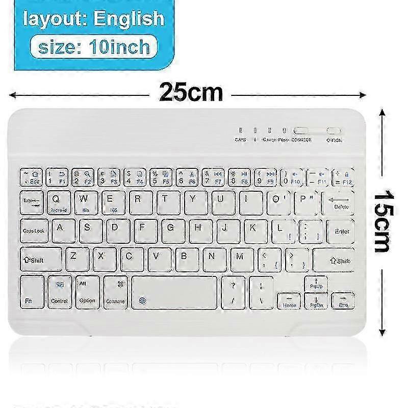 Bluetooth Wireless Keyboard Mini Keyboard For Ipad Phone Tablet Rubber Keycaps Rechargeable Gaming Keyboard For Android Ios Windows