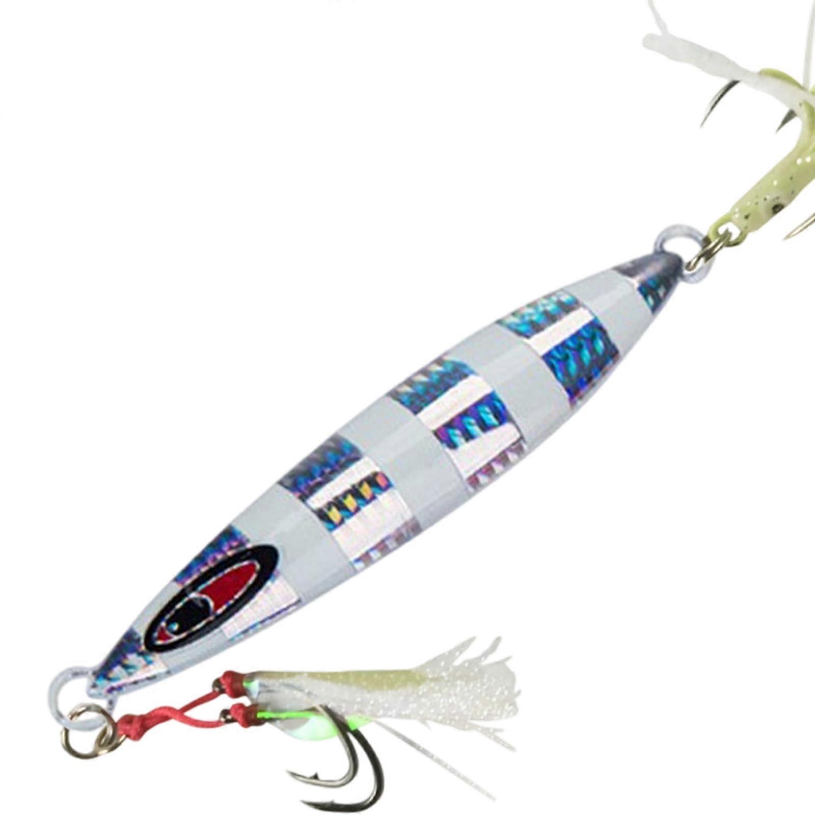 Hard Baits Slow Shaking Jig Lures Luminous Artificial Fishing Baits Spinner Hooks For Jigging