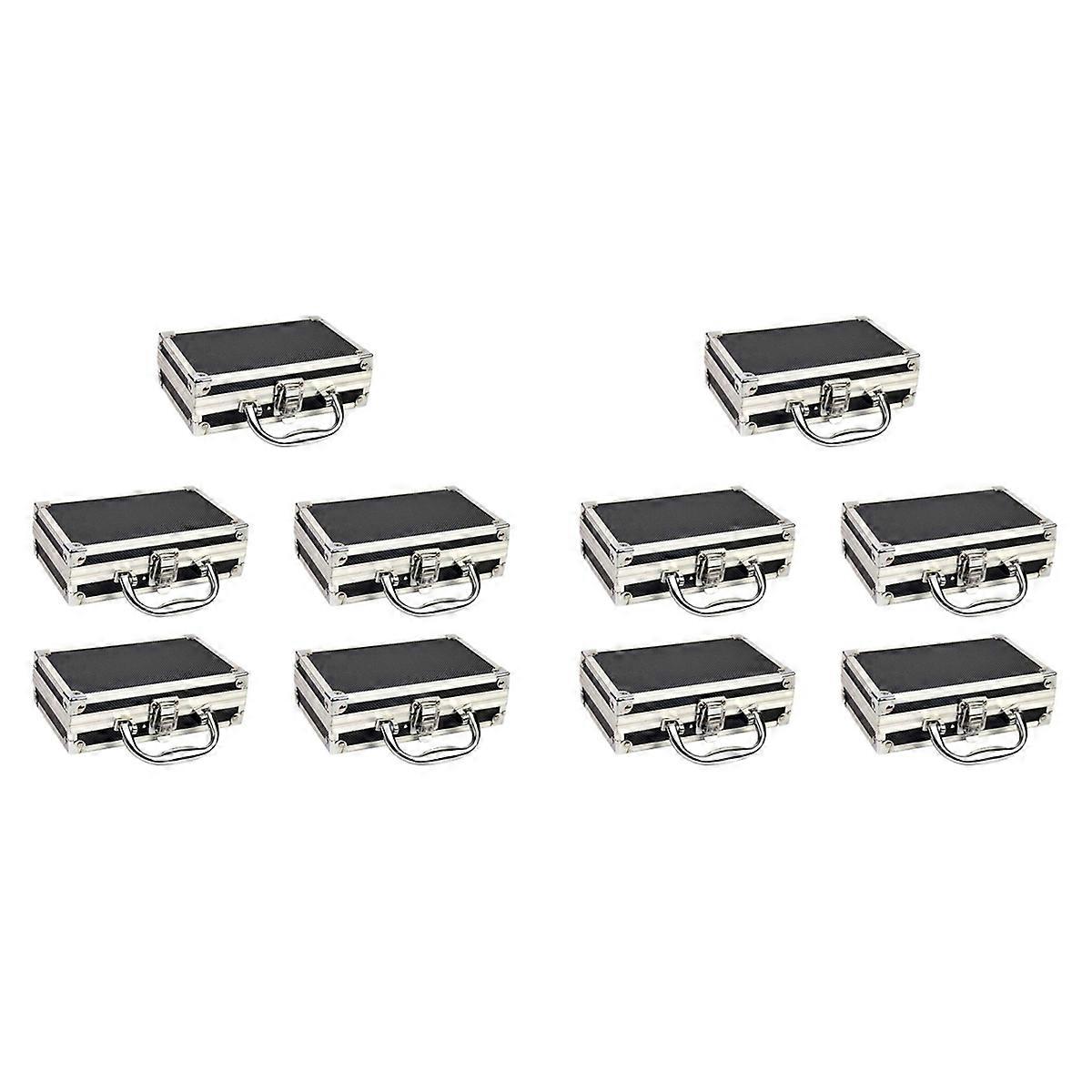 Practical Aluminum Suitcase Portable Handle Small Toolbox Storage Box