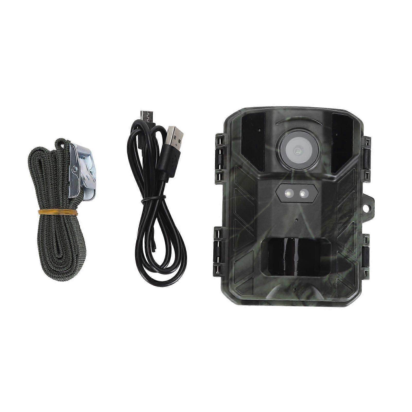 Trail Camera 4K 50MP HD 0.3S Triggering Speed Night Vision IP65 Waterproof Wildlife Camera for Animal Observation