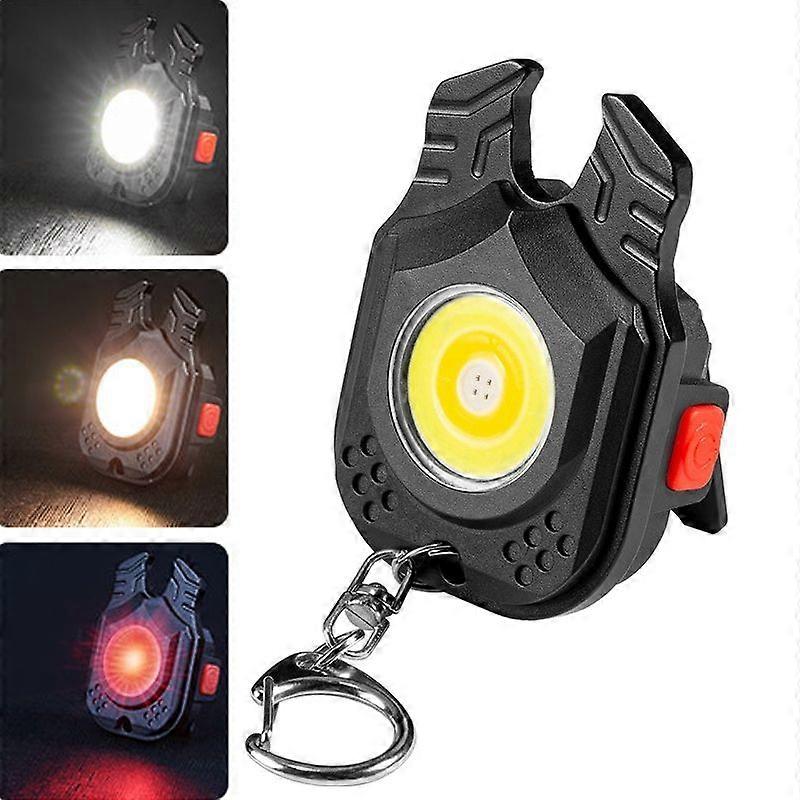 Mini Strong Light Portable Flashlight With Keychain With Keychain