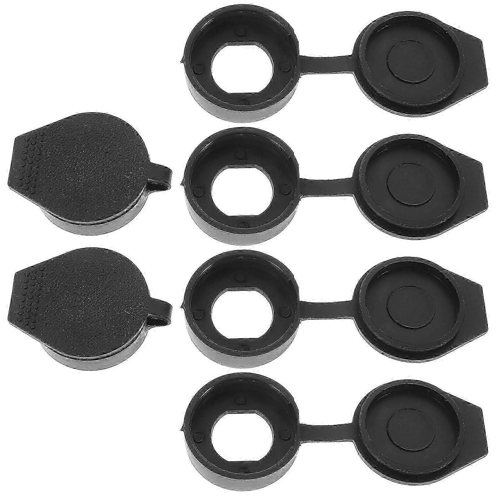 Charging Port Dust Plug Scooter Key Panel Cover for Harsh Environmental Conditions Black Plastic 6Pcs-2025