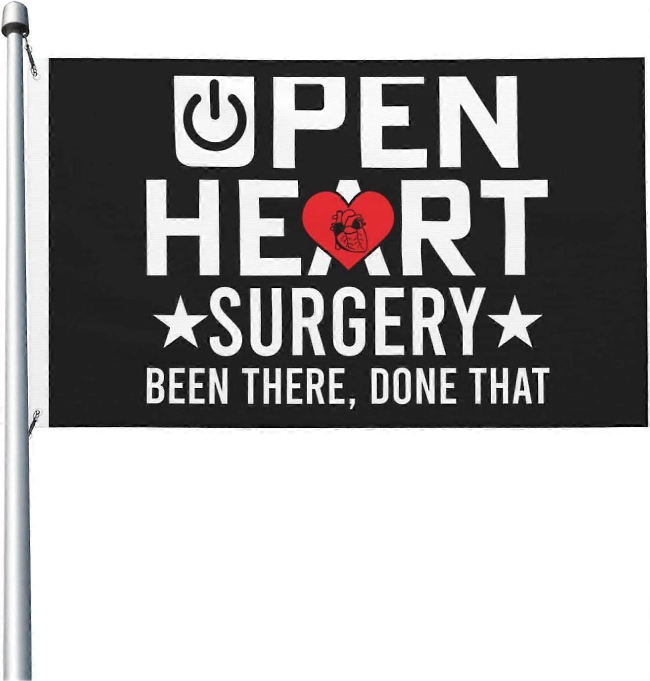 Open- Heart Surgery Been There Done That Flag QI 1162